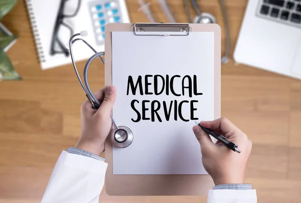 MEDICAL SERVICE  Healthcare  modern medical  Doctor concept , — Stock Photo, Image