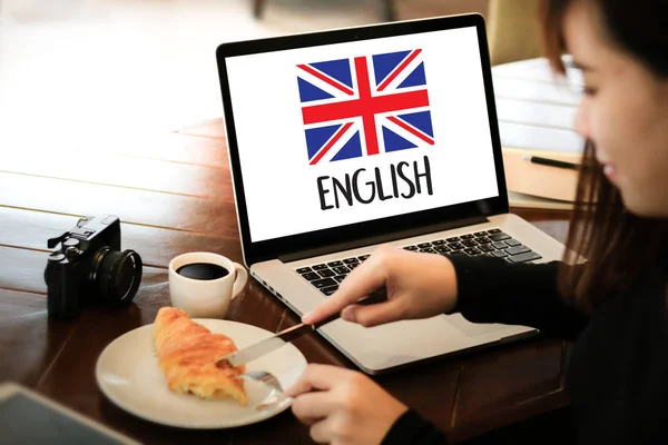 Αγγλικά (βρετανικά Αγγλία γλωσσική εκπαίδευση ) — Φωτογραφία Αρχείου