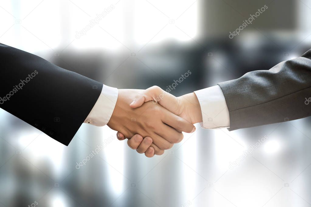 businessman handshake Professional Business partnership meeting 
