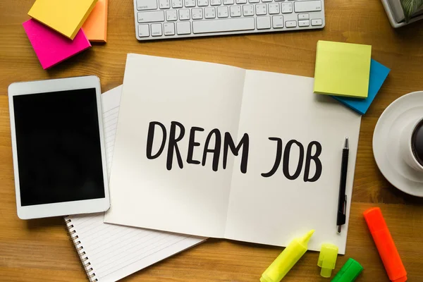 Hipster working  Dream Job Occupation Career Aspiration Concept