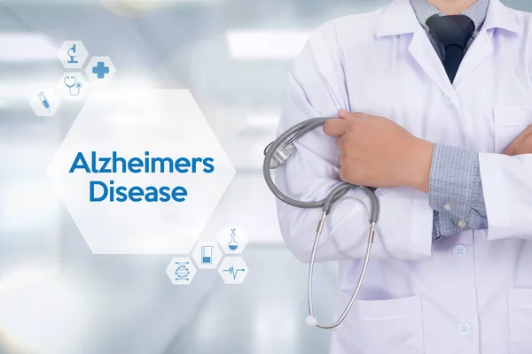 Alzheimer, Enfermedades degenerativas cerebrales Parkin — Foto de Stock