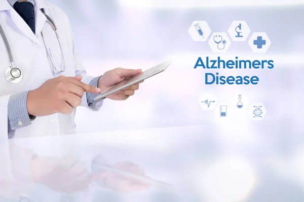 Alzheimer, Enfermedades degenerativas cerebrales Parkin — Foto de Stock