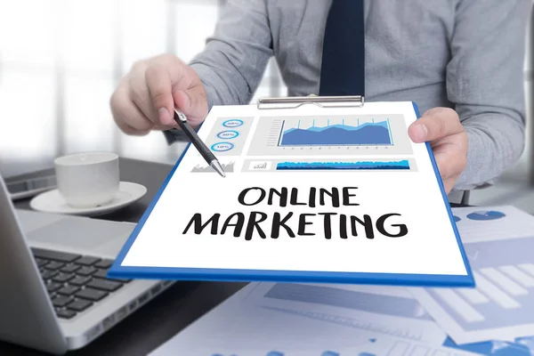 ONLINE ADVERTISING man working on laptop , Online Website Market