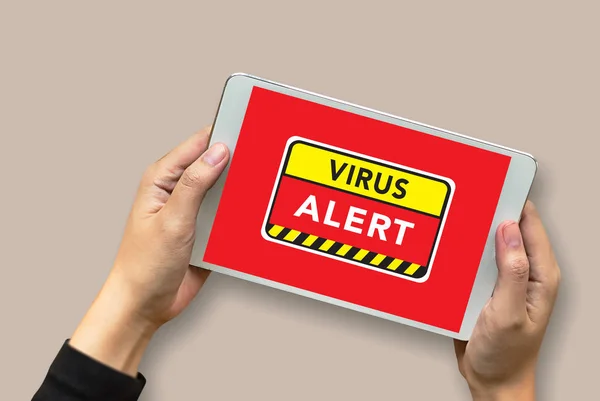 Virus Alert Warning Digital Browsing Concept
