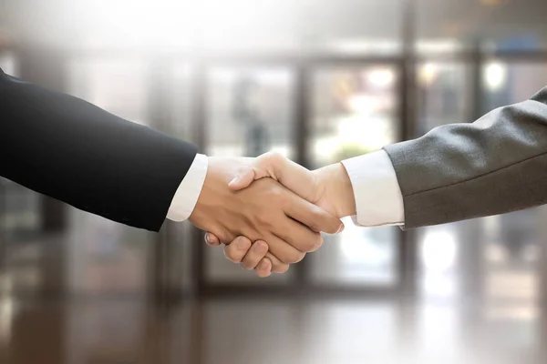 M&A (MERGERS AND ACQUISITIONS) , Businessman handshake working a — Stock Photo, Image