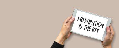 Hazırlıklı ol ve hazırlıklar anahtar plandır, hazırlan, uygula , 