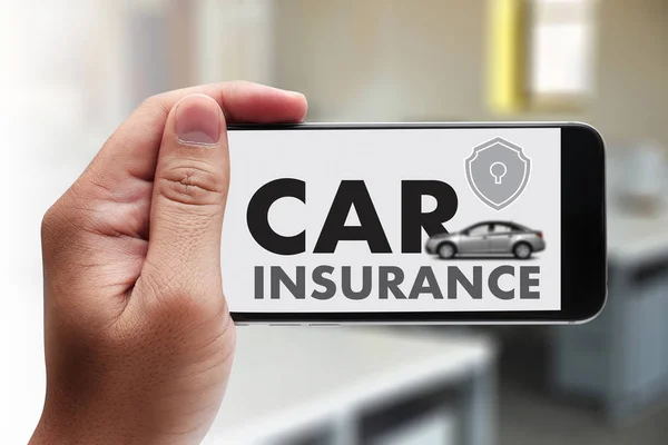 CAR INSURANCE  Policies Safety Coverage  Accident Claim Risk — Stock Photo, Image