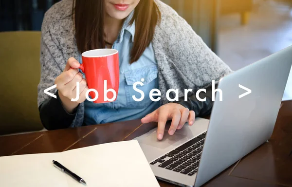 Job Search Businessman Internet Online join us