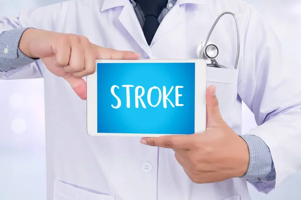 STROKE Medicine врач ручной работы Профессиональный — стоковое фото