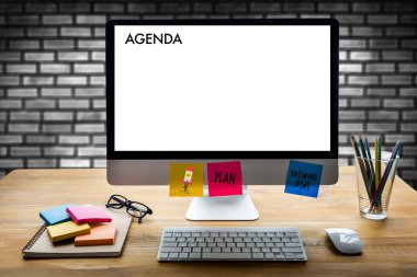 Gündem faaliyet bilgi takvim olayları ve toplantı Randevu'yu