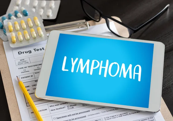 Медицинская концепция LYMPHOMA — стоковое фото
