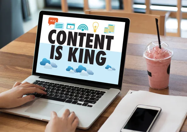 CONTENT IS KING seo search engine optimization and content marke