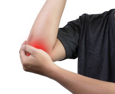 adam duygu ağrı dirsek kemiği yaralanma ve kol ağrısı