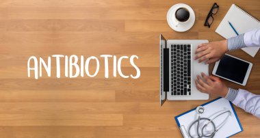 Antibiyotik ve antibiyotik - baskılı tanı mix tedavisi ilaç