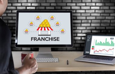 Perakende ve iş iş heyeti C marka franchise pazarlama