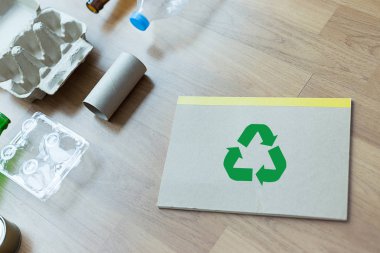 Geri dönüşümlü çöp oluşan cam tasarruf plastik plastik Env