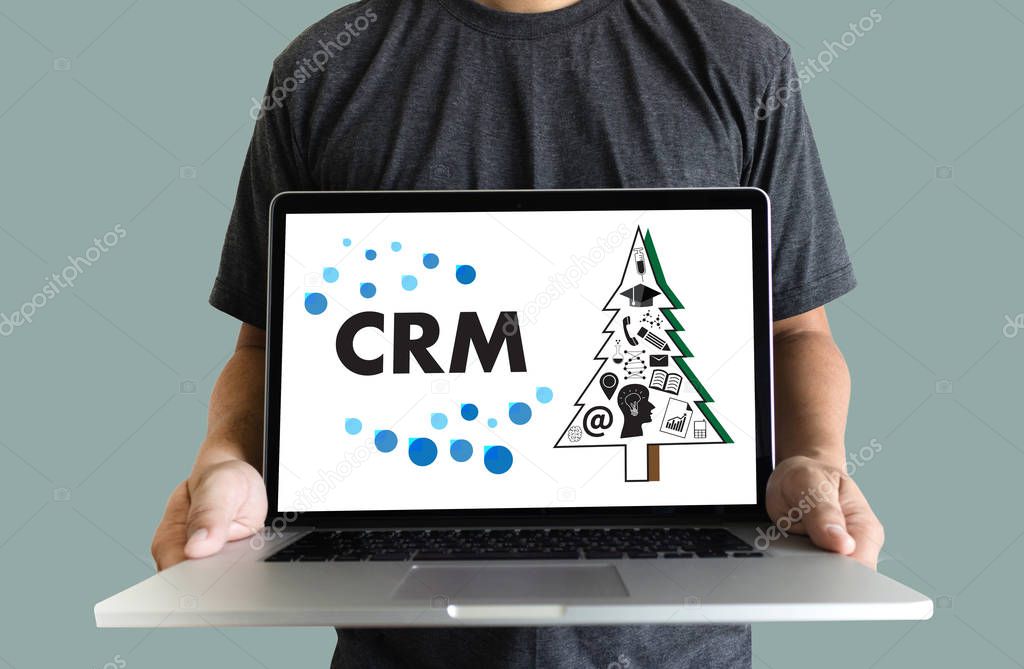 Business Customer CRM Management Analysis Service Concept , Cust