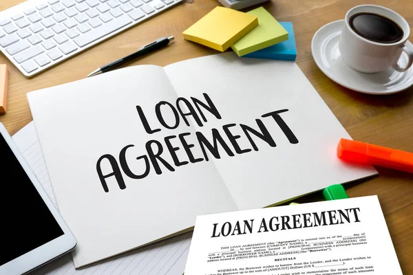 LOAN AGREEMENT Business Support document and agreement signing