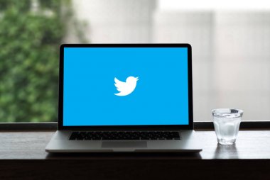 Bangkok, Tayland - 17 Mayıs 2016: Twitter uygulama, logo o