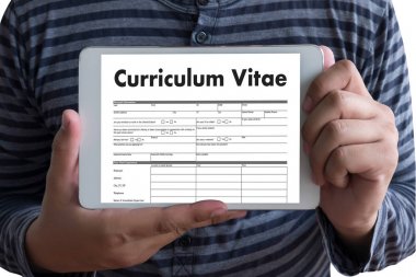 CV - özgeçmiş (iş görüşmesi kavramı ile iş Cv yeniden