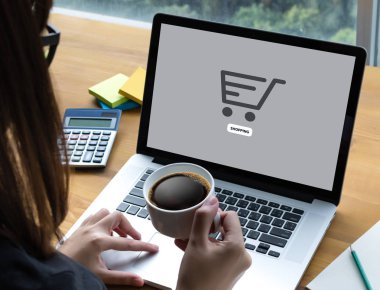 E-ticaret mağaza Online paymen sepeti Online Sipariş mağaza satın eklemek