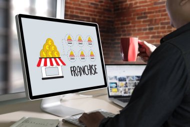 Perakende ve iş iş heyeti C marka franchise pazarlama