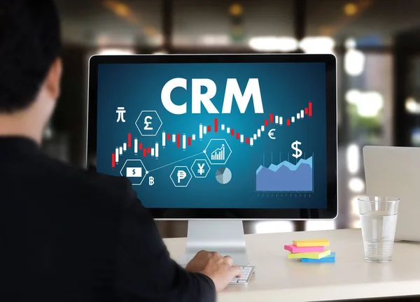 Business Customer CRM Management Analysis Concept de service, Cust — Photo