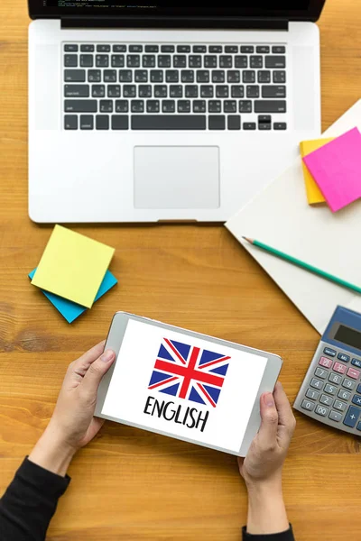 Inglês (ensino da língua inglesa Inglaterra ) — Fotografia de Stock