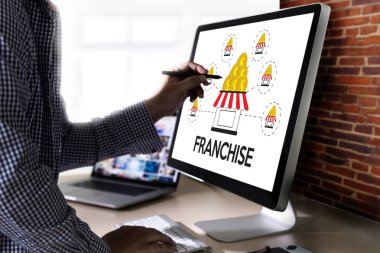 Perakende ve iş iş heyeti C marka franchise pazarlama