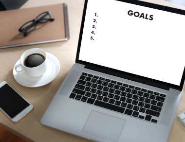 Benim gol el yazısı motivasyonel faturasının hedef başarı yazılı