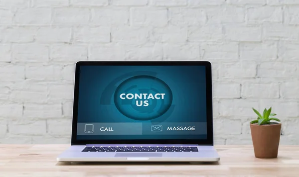 CONTATTACI (Assistenza clienti Hotline persone CONNECT  ) — Foto Stock