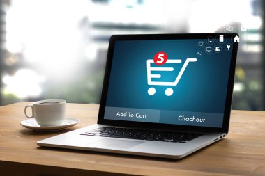 İş adamları teknoloji e-ticaret Internet küresel Marketi kullanın