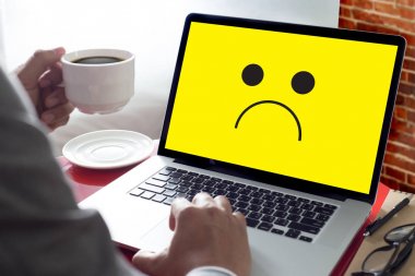 Depresif duygular kavramı, Amort gülen yüz ifade yazdırılmasını