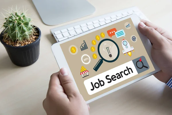 Job Search Businessman Human Online Job Resources Search join u