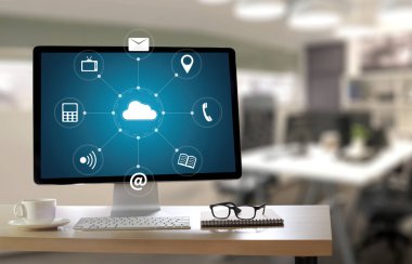  Cloud Computing Diyagramı Ağ veri depolama teknolojisi hizmeti