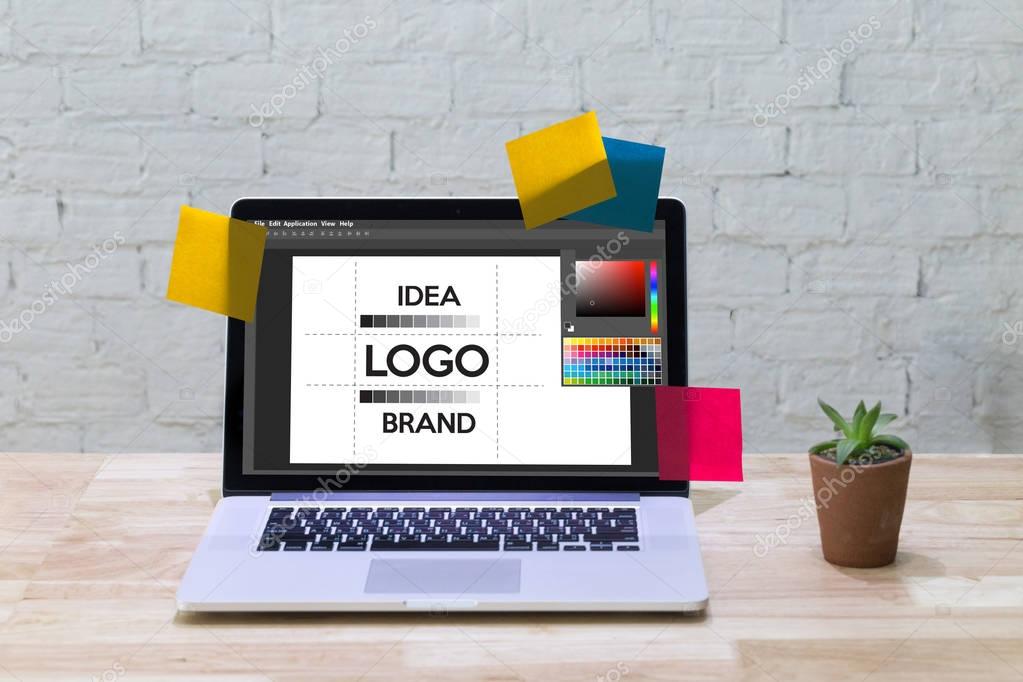 Design creative creativity work brand designer sketch graphic  logo design Business concept