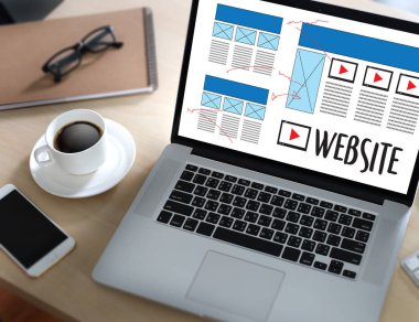 Web tasarım düzeni kroki çizim yazılım Media Www ve grafik 