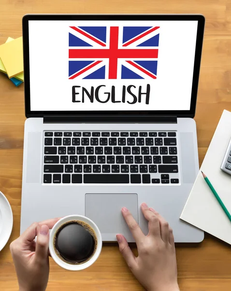 Angličtina (Britská Anglie jazykové vzdělávání) se vám mluvit engl — Stock fotografie