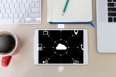  Cloud Computing Diyagramı Ağ veri depolama teknolojisi hizmeti