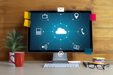  Cloud Computing Diyagramı Ağ veri depolama teknolojisi hizmeti