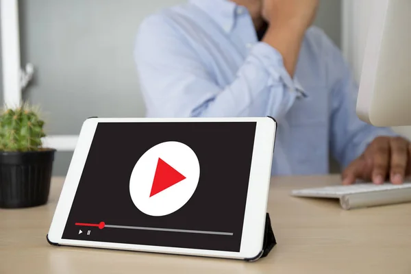 Marketing wideo Audio Video, rynku kanałów interaktywnych, Bu — Zdjęcie stockowe