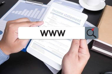 Www Web sitesi Online Internet Web sayfası bilgisayar tarayıcı bağlantısı