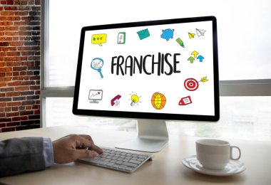 Perakende ve iş iş heyeti C marka franchise pazarlama