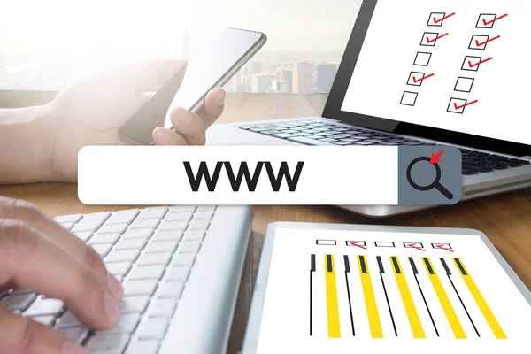 Www Web sitesi Online Internet Web sayfası bilgisayar tarayıcı bağlantısı
