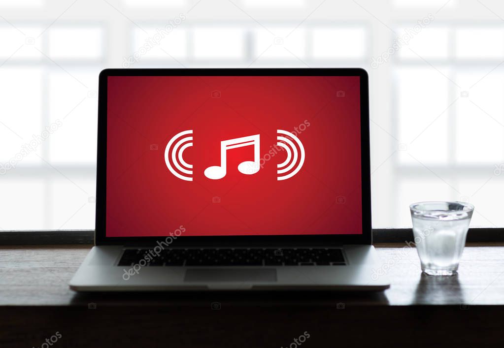 Music Streaming Media enjoying the music Entertainment Download