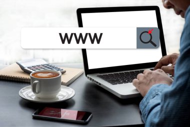 Www Web sitesi Online Internet Web sayfası bilgisayar tarayıcı bağlantısı