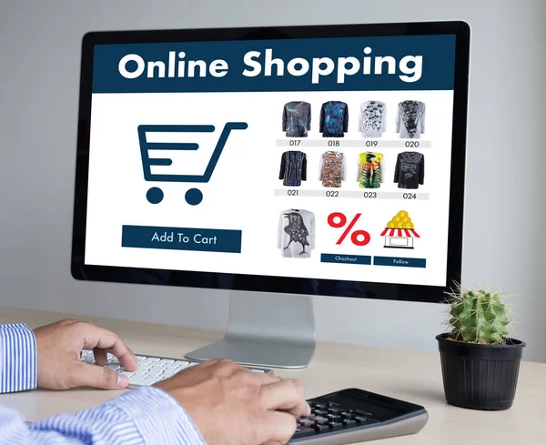 İş adamları teknoloji e-ticaret Internet küresel Marketi kullanın