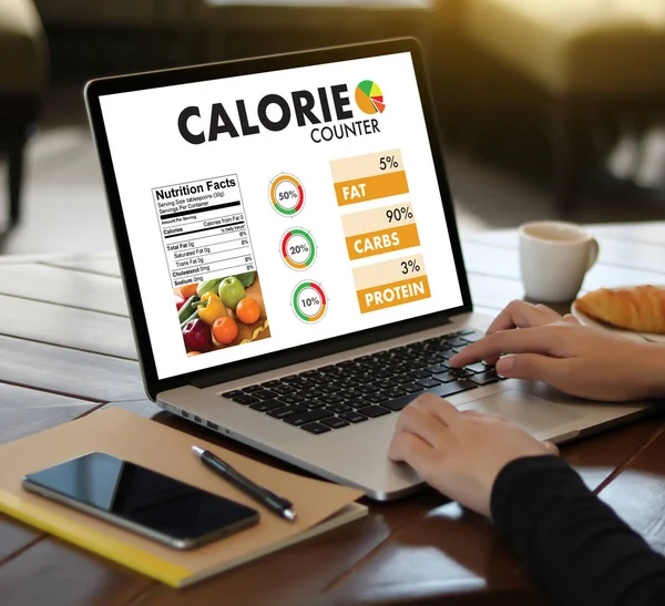 CALORIE  counting counter application Medical eating healthy Die