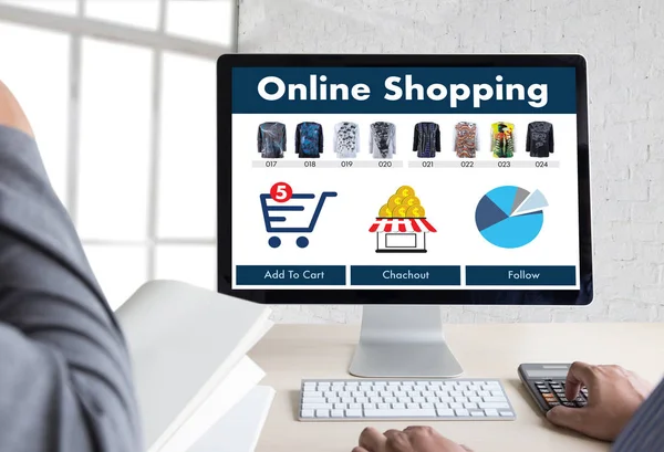 İş adamları teknoloji e-ticaret Internet küresel Marketi kullanın