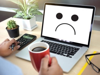 Depresif duygular kavramı, Amort gülen yüz ifade yazdırılmasını